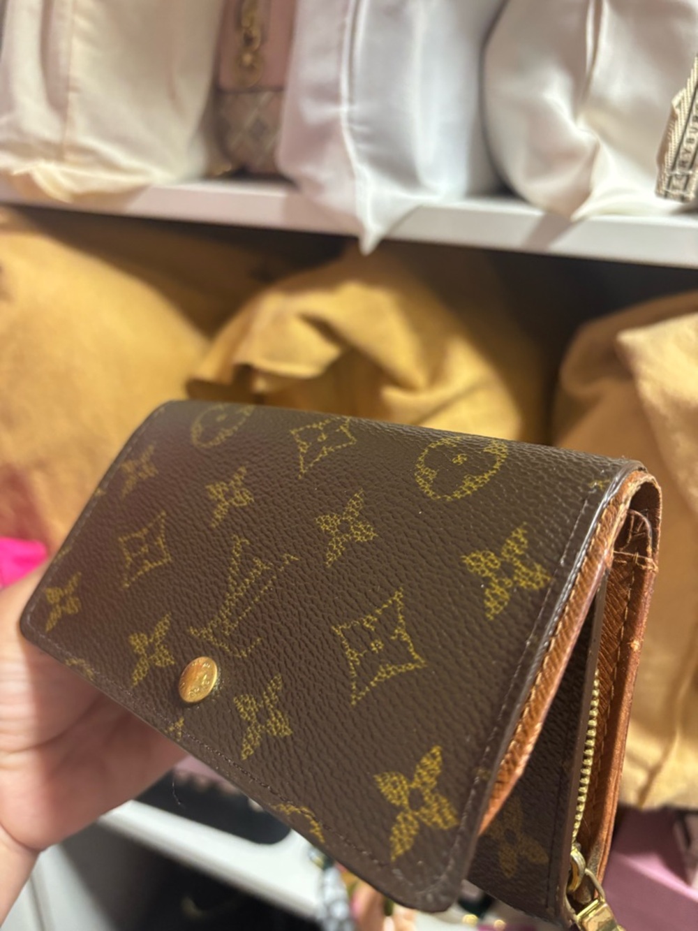 Louis Vuitton Monogram Canvas Brown and Tan Continental Wallet - Picture 10 of 10